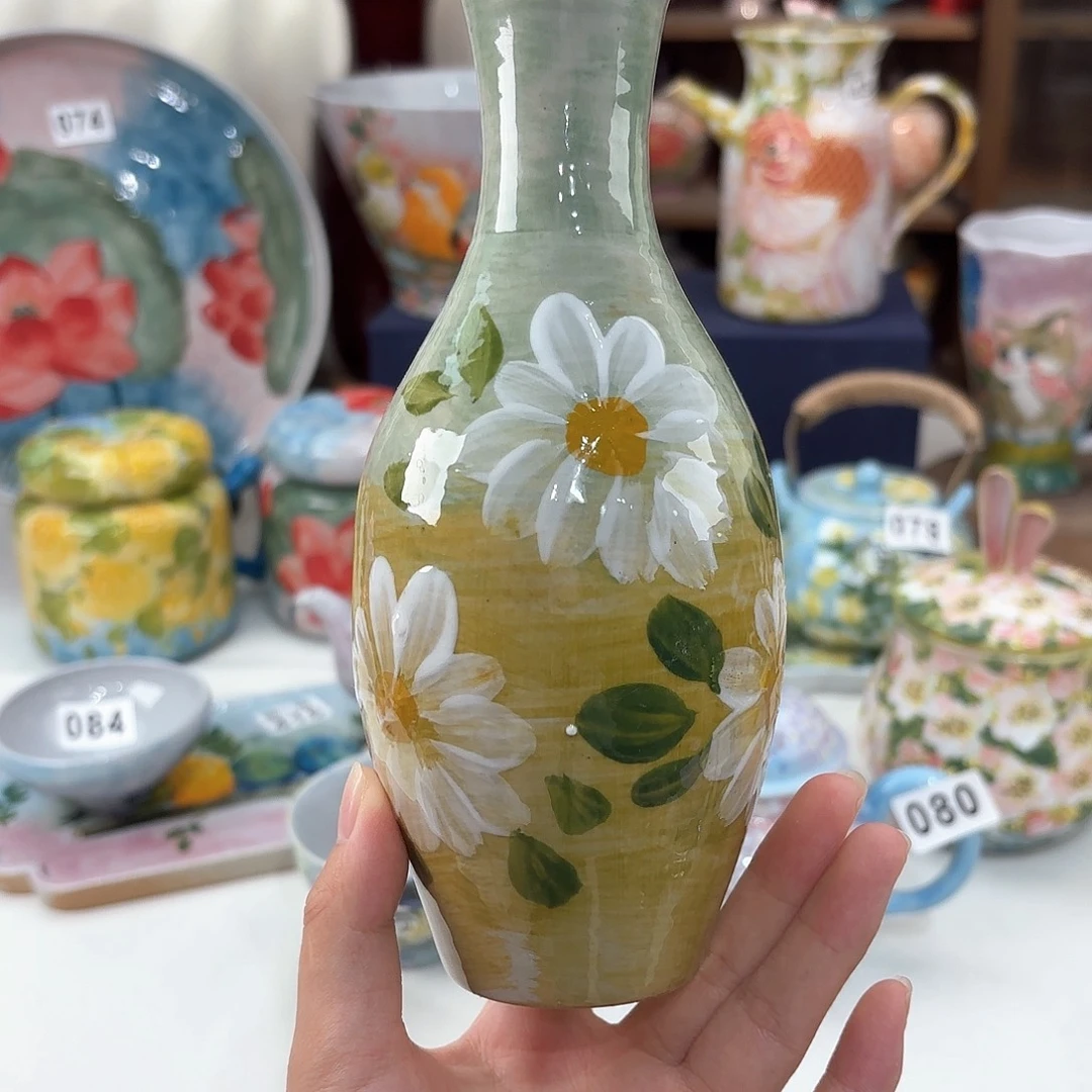 景德镇手绘高温釉下彩陶瓷茶具