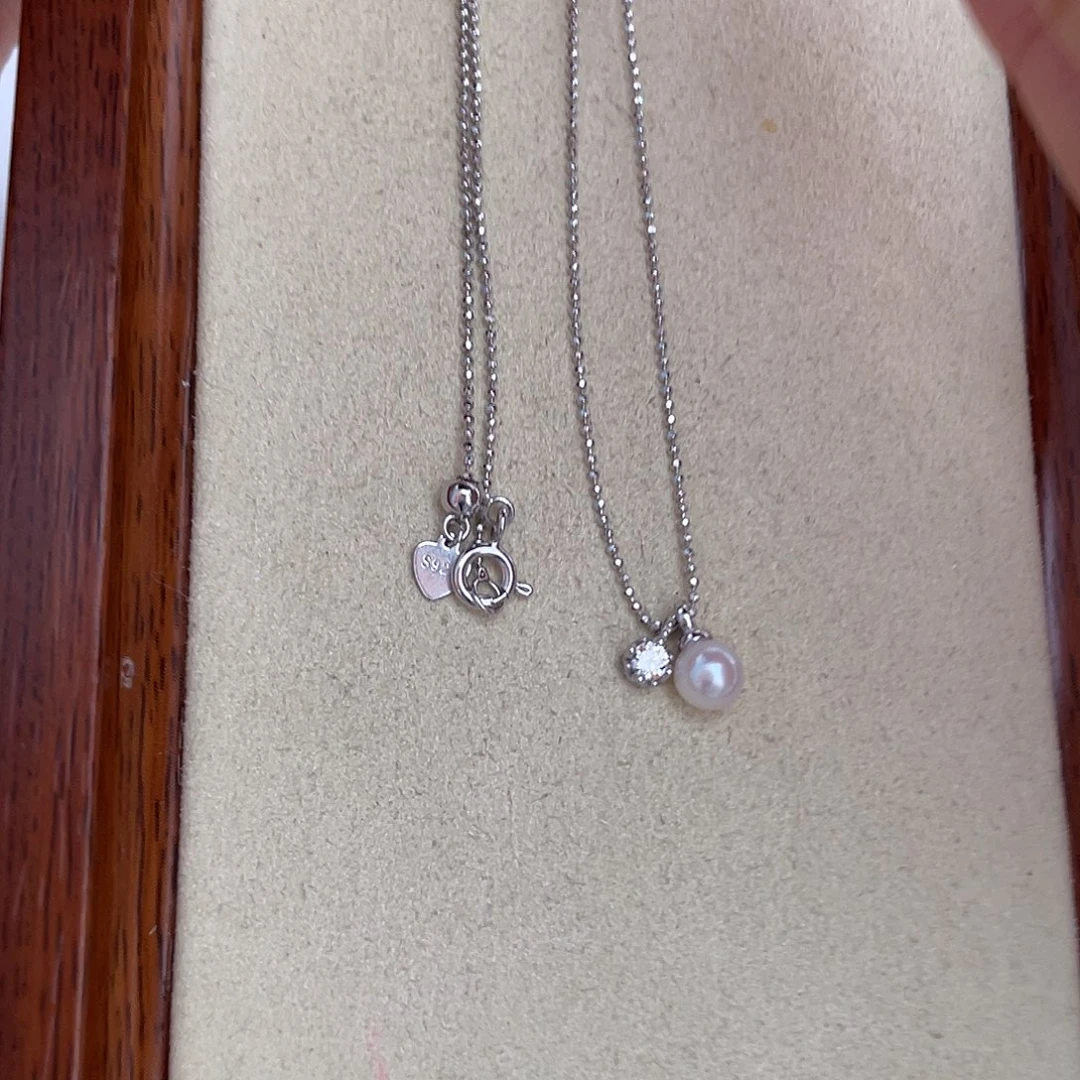 海水珍珠戒指银S925镶嵌