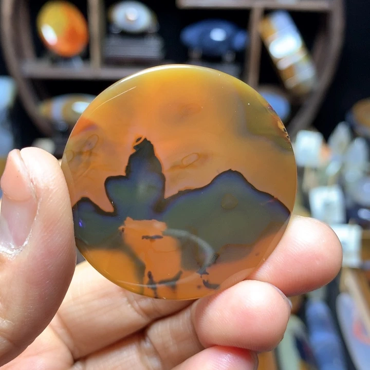 玛瑙/玉髓颈饰未镶嵌小*粉