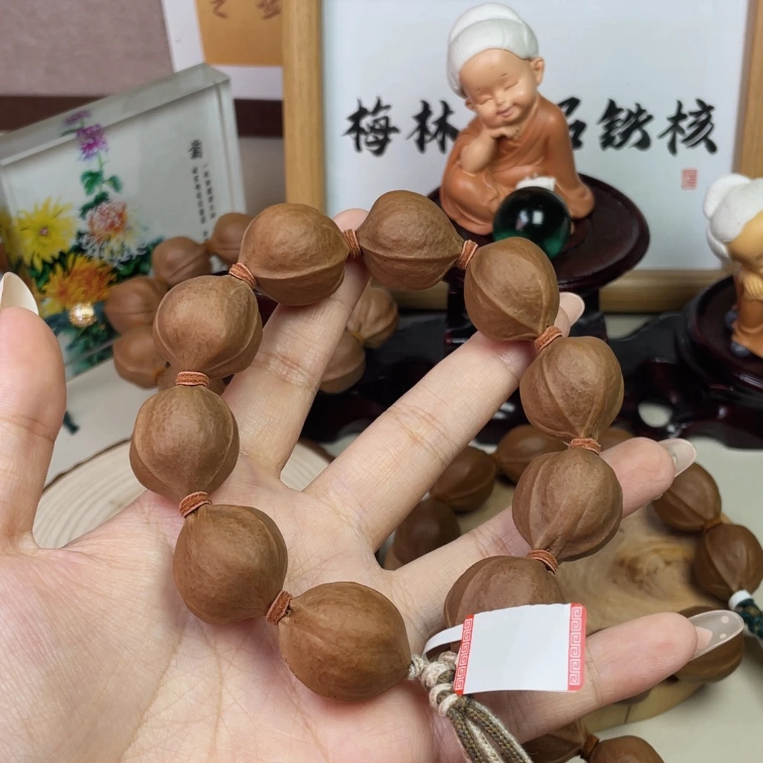 含***已橄榄核手串/手链2326梅林铁核