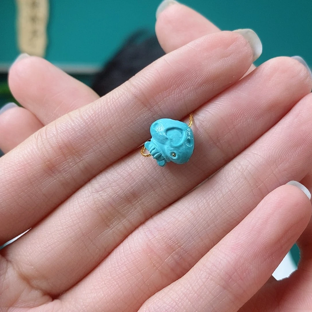 未镶嵌绿松石珠宝奇石