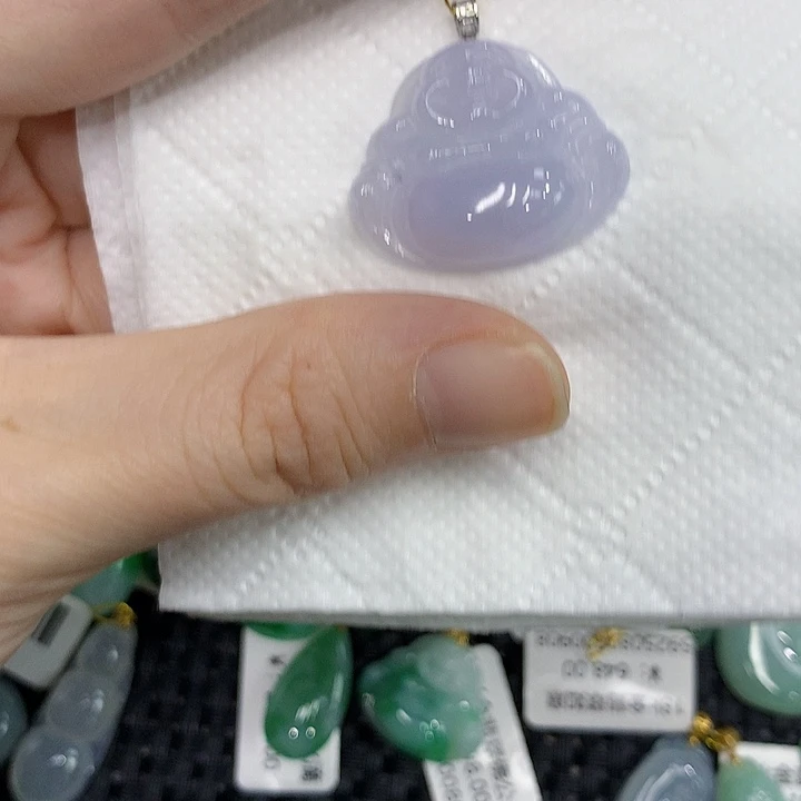 颈饰18K金镶嵌翡翠1345778888