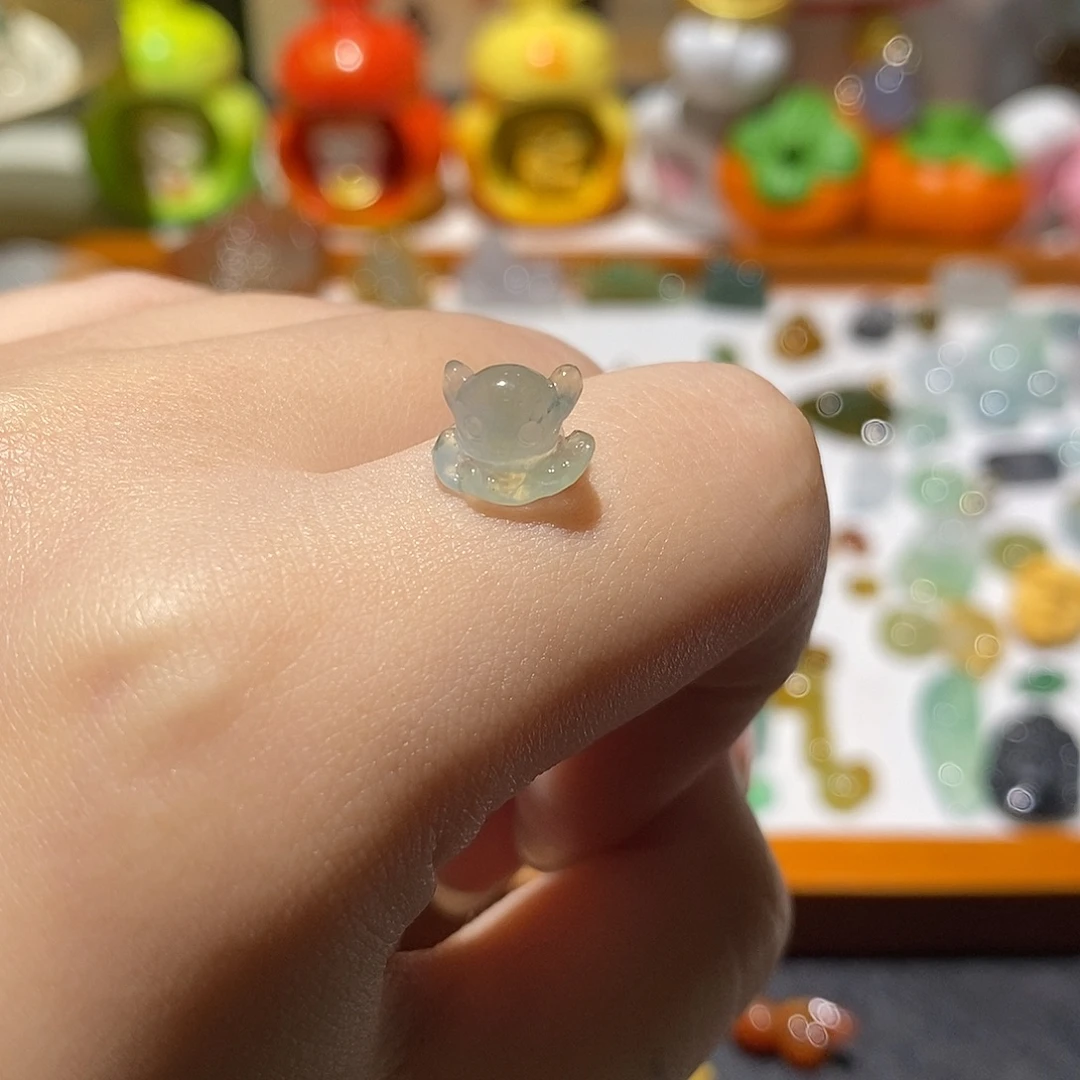 颈饰未镶嵌翡翠章鱼