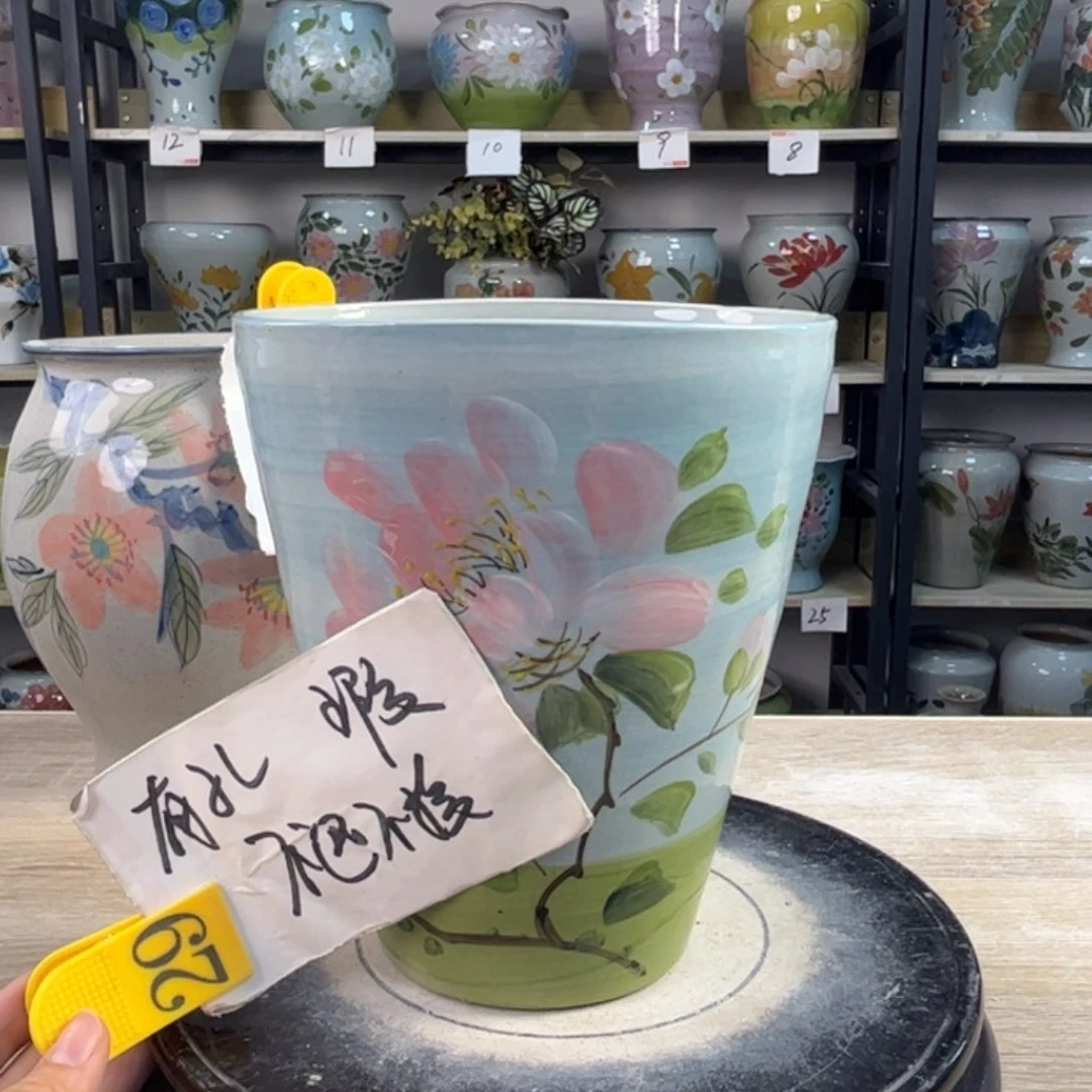 罐1tc景德镇陶瓷花盆