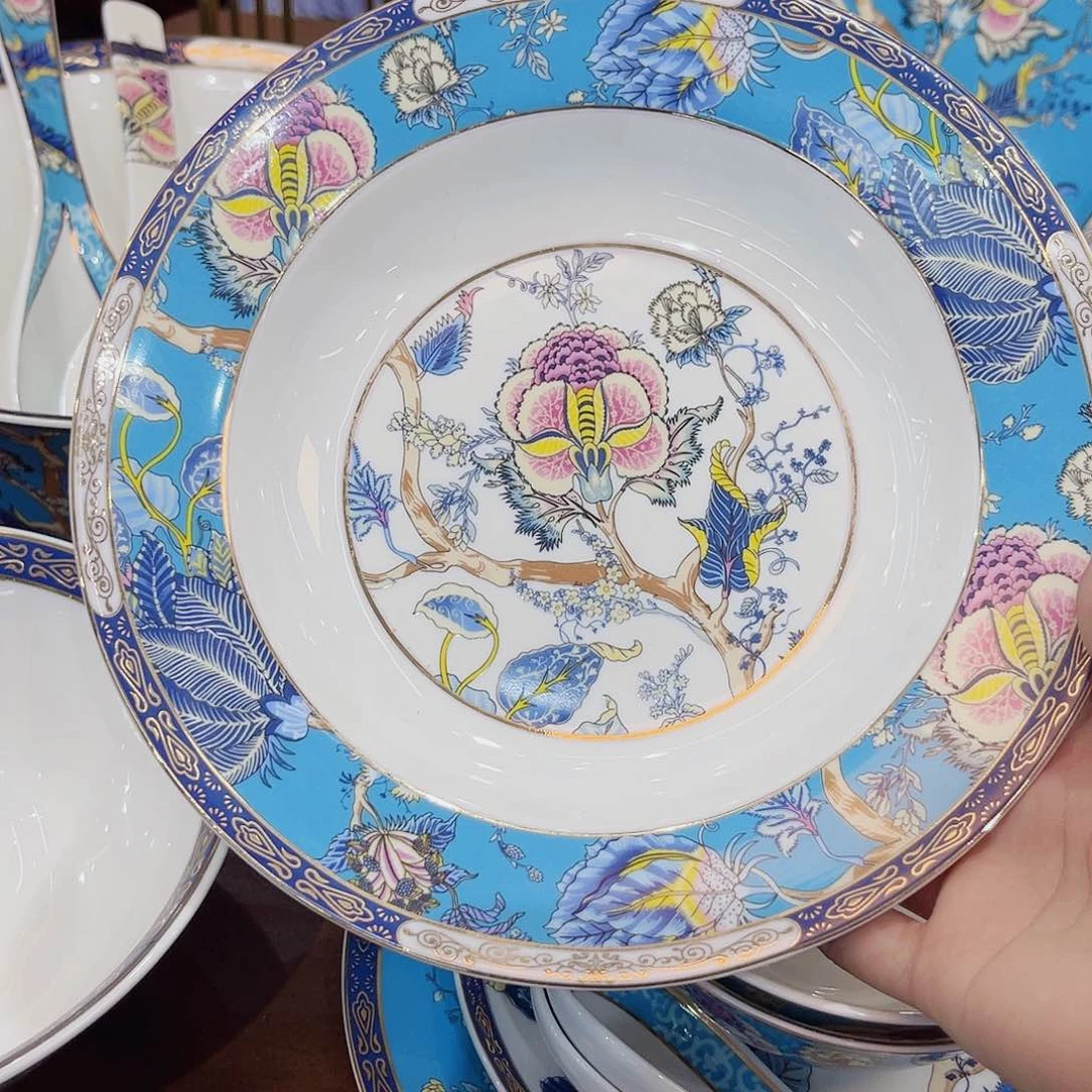 45%以上骨粉骨瓷8英寸汤盘