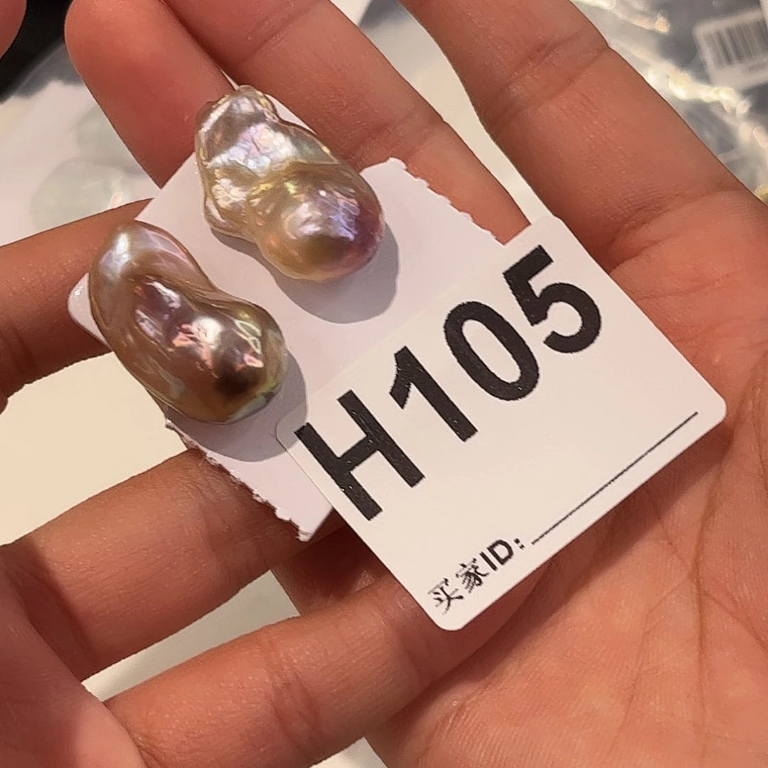 银S925镶嵌耳饰淡水珍珠