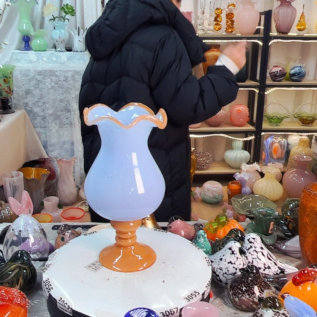 福利不退不换琉璃花瓶艺术品