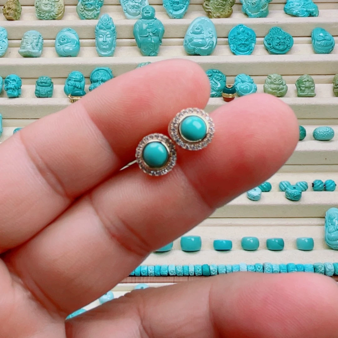 绿松石未镶嵌吊坠(不含链)