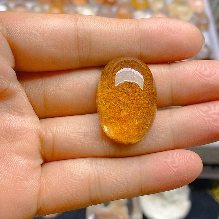 山***竹水晶珠宝半成品银S925镶嵌天然幽灵魔盒