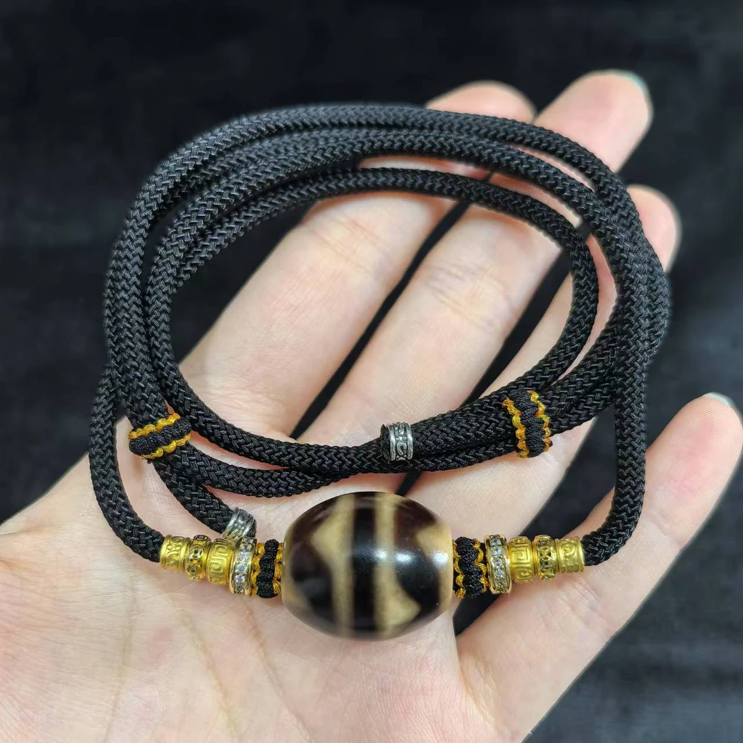 【佳哥严选】J69480-玛瑙diy脖挂（双牙牙）-多样性发其一-18*21mm