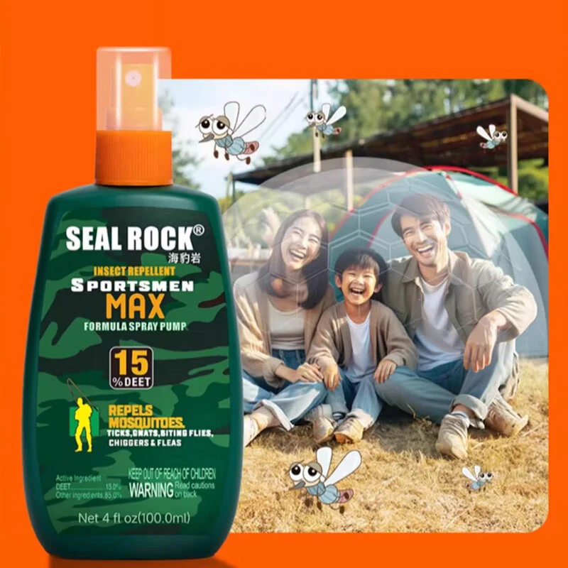 预防基孔肯亚热驱蚊防蚊喷雾含15%避蚊胺蚊不叮派卡草本防蚊婴儿