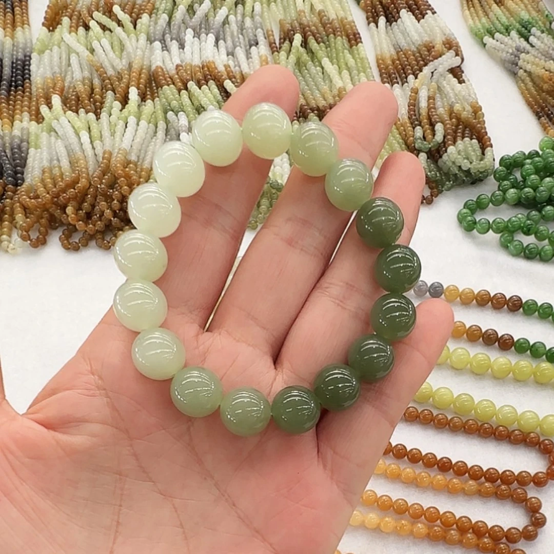 和田玉未镶嵌手串