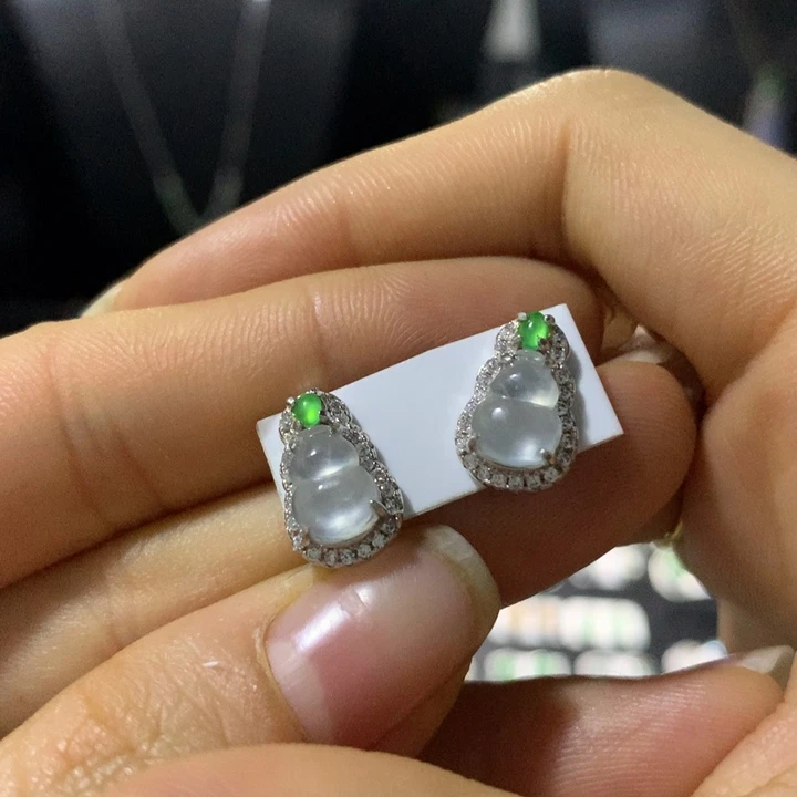 翡翠银S925镶嵌戒指