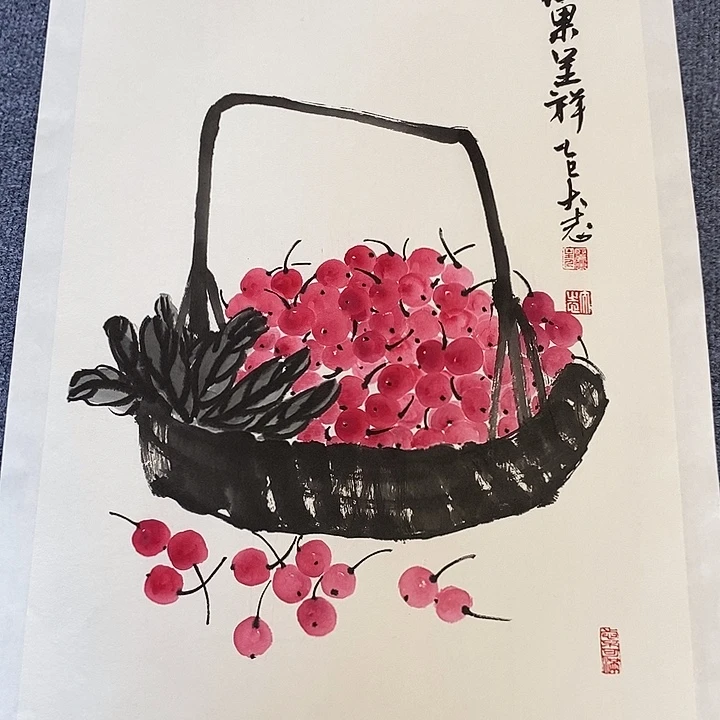 国画纯手绘国画写意作品45*68