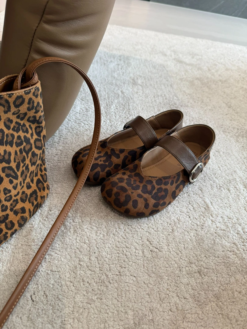 YX202509143新款豹纹小单鞋休闲时尚韩版