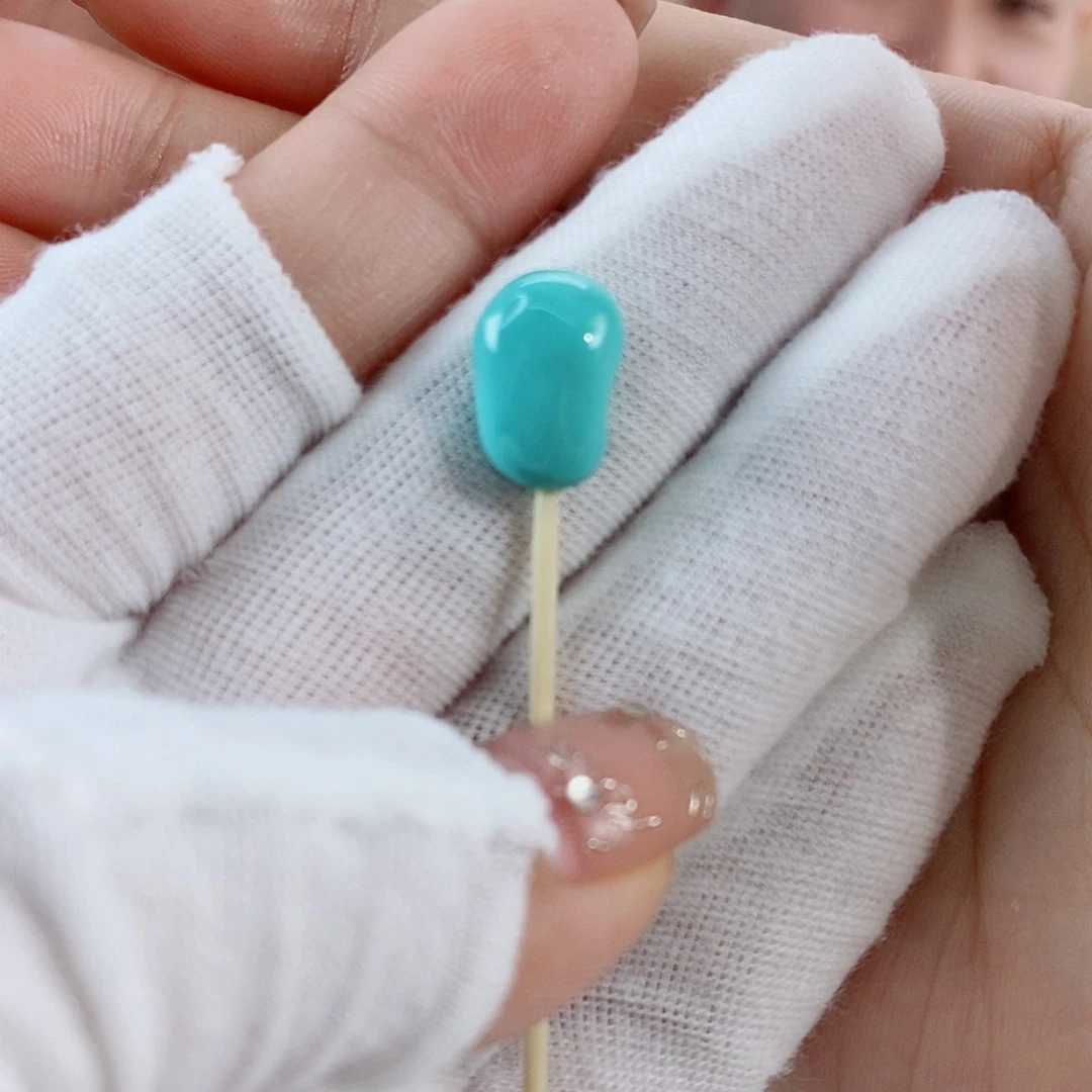 绿松石珠宝奇石未镶嵌蹦**哒