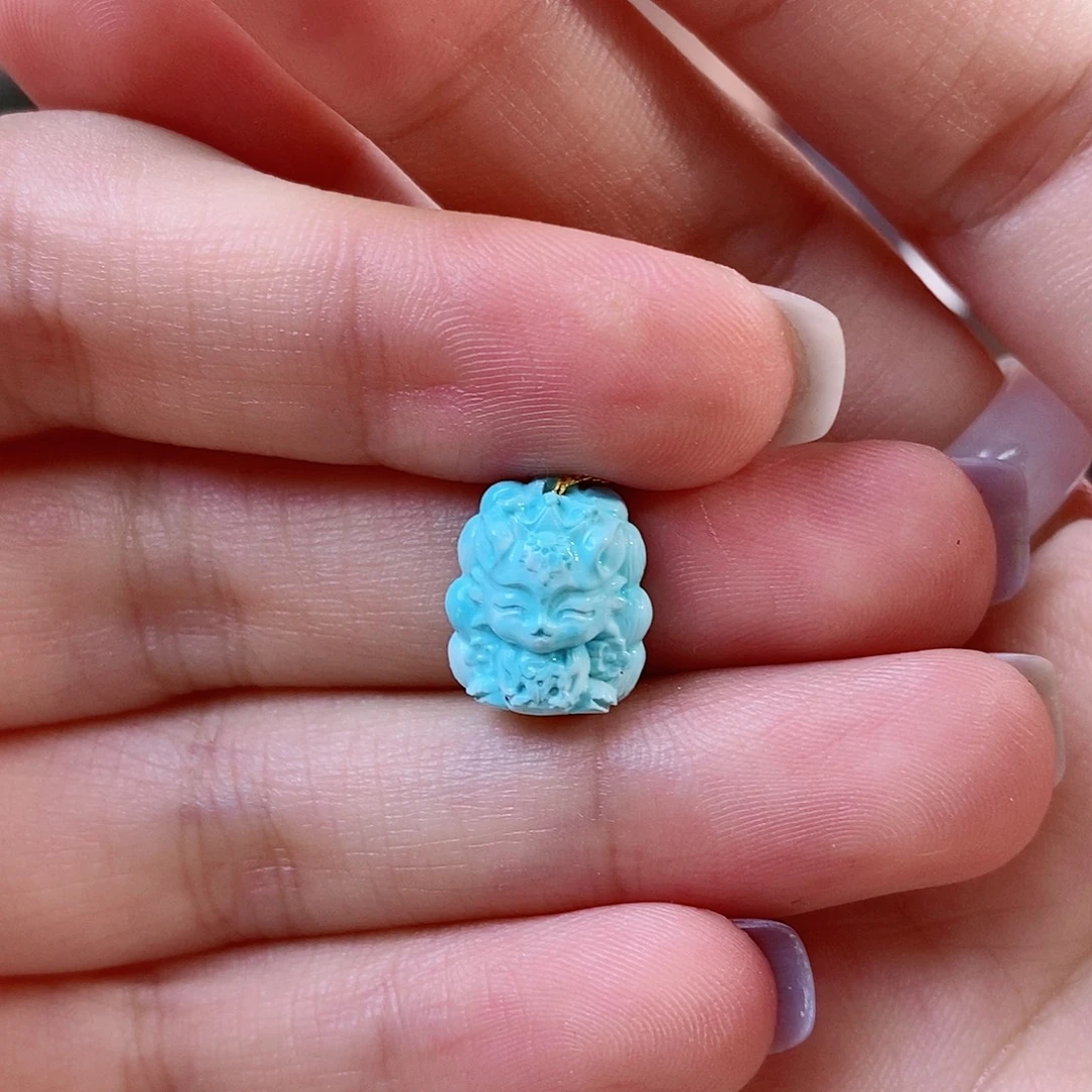 翩***织未镶嵌绿松石珠宝奇石