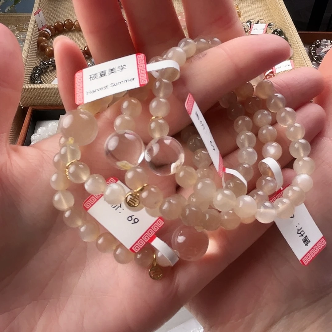 未镶嵌手链水晶月光石
