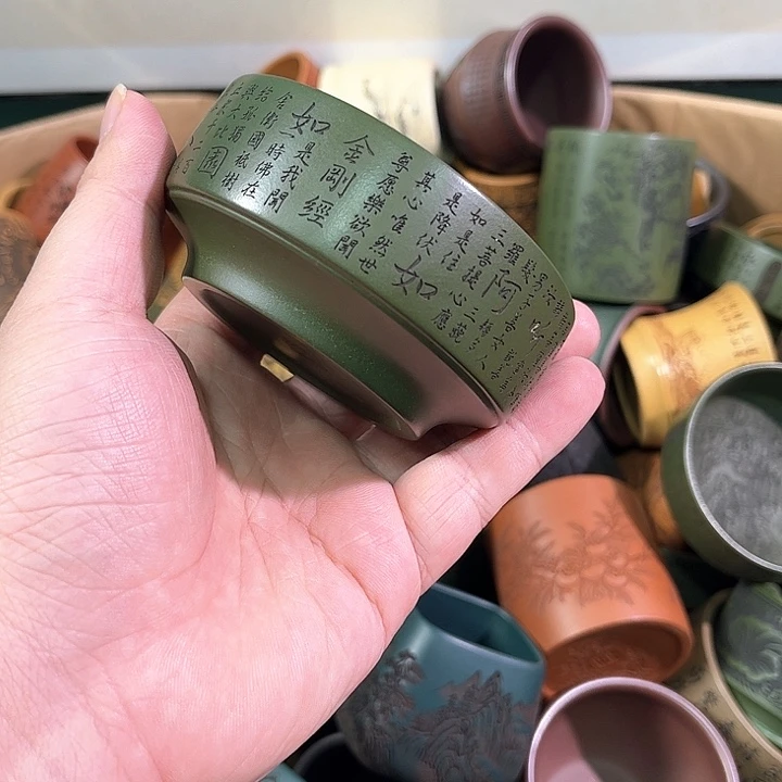 茶杯紫砂全手工紫砂主人杯