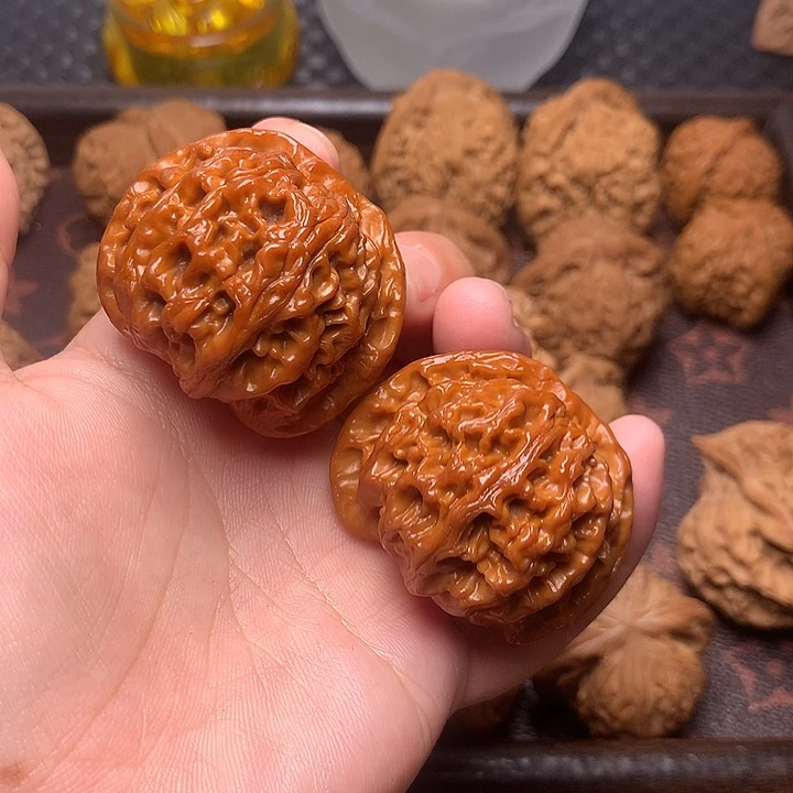 d***1吊坠文玩核桃苹果42尺