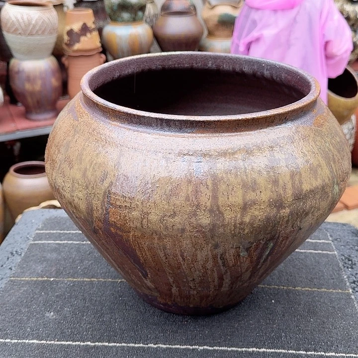 紫砂花盆高度30口径26