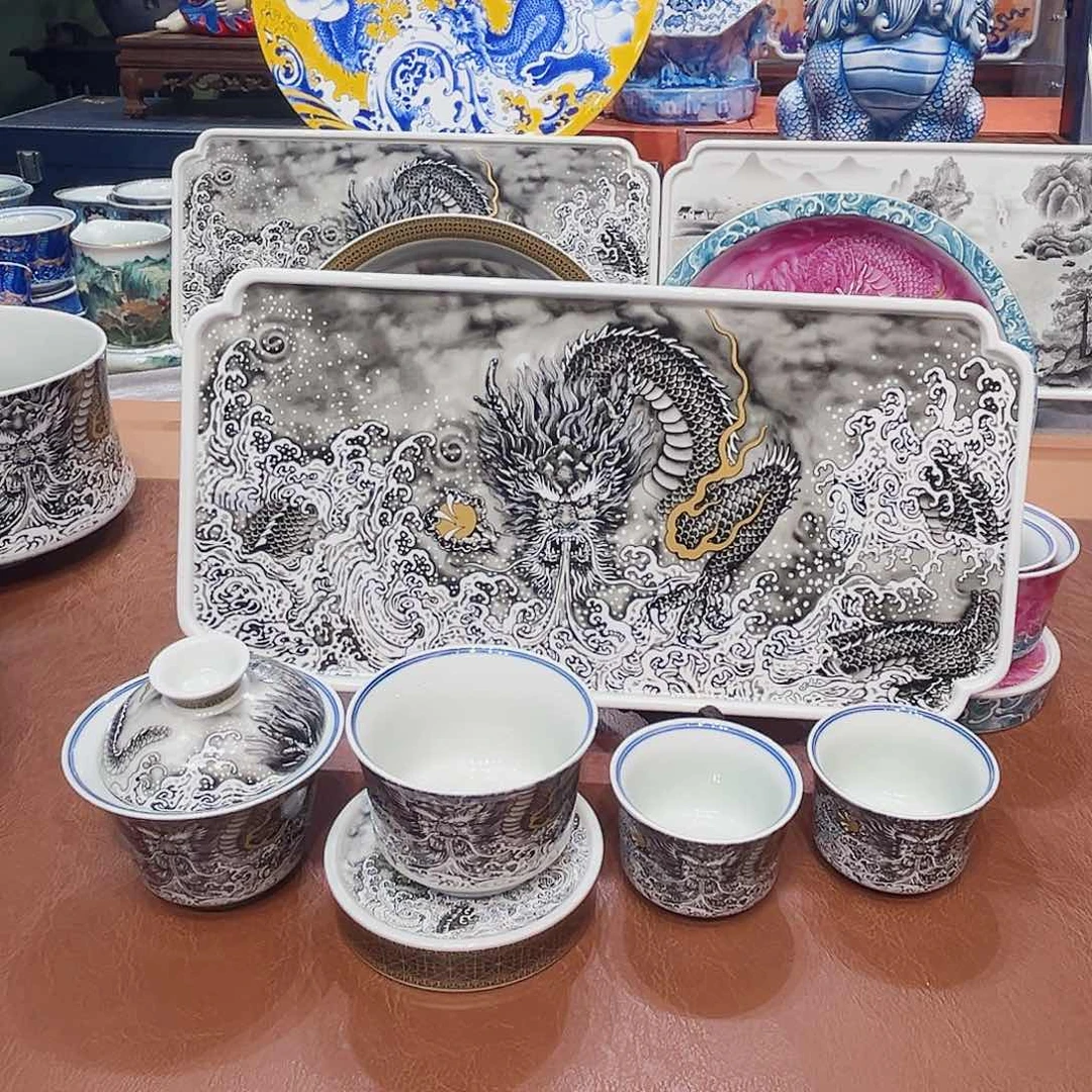 摆件景德镇陶瓷美术大师