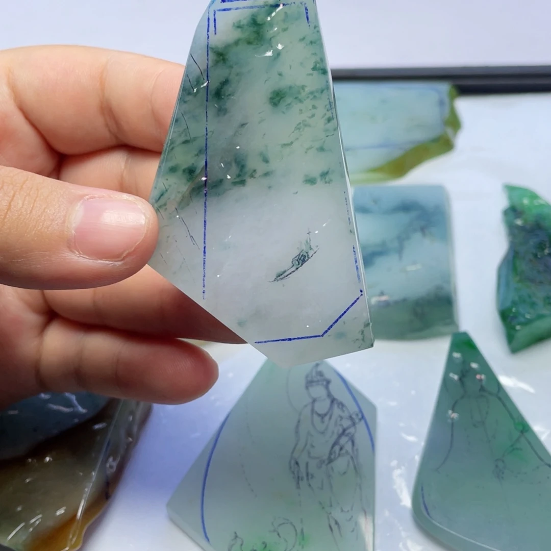 定制翡翠未镶嵌定制不退不换