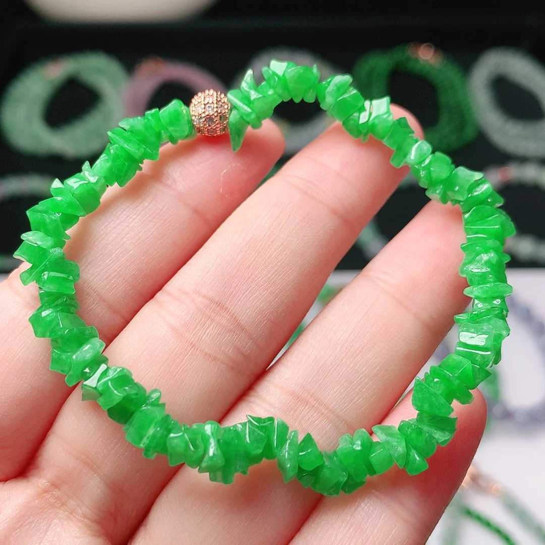 未镶嵌手链翡翠翡翠