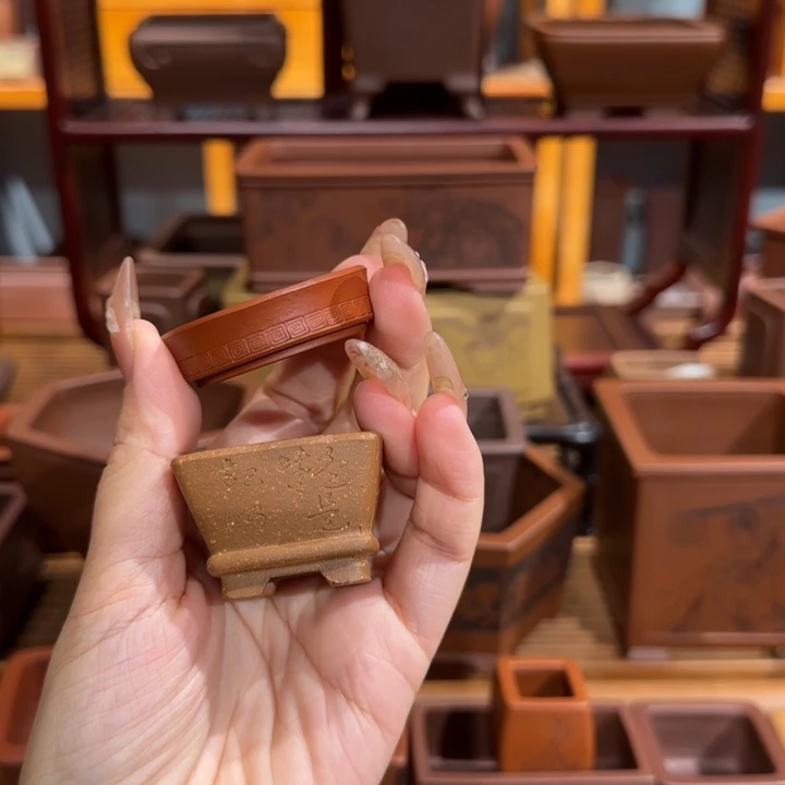 紫砂花盆用****6全手工制作