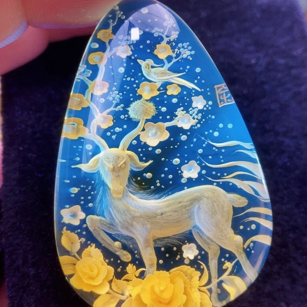 【闪购商品】金珀吊坠(不含链)未镶嵌