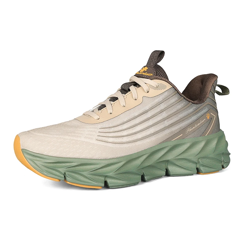 幻影熊户外网面运动鞋2025春季新款厚底减震休闲徒步鞋子男女款