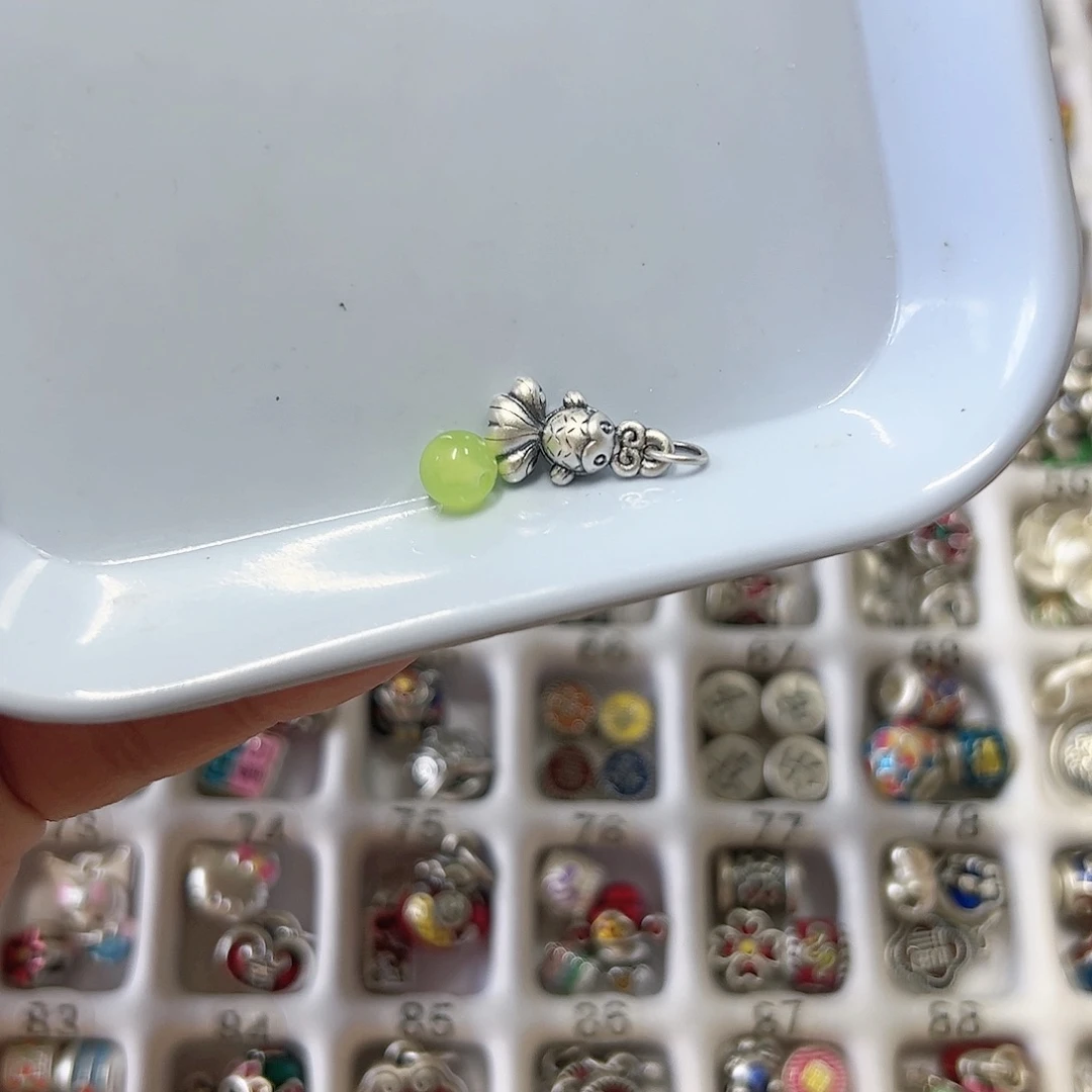 【闪购商品】玛瑙/玉髓鱼银S925镶嵌