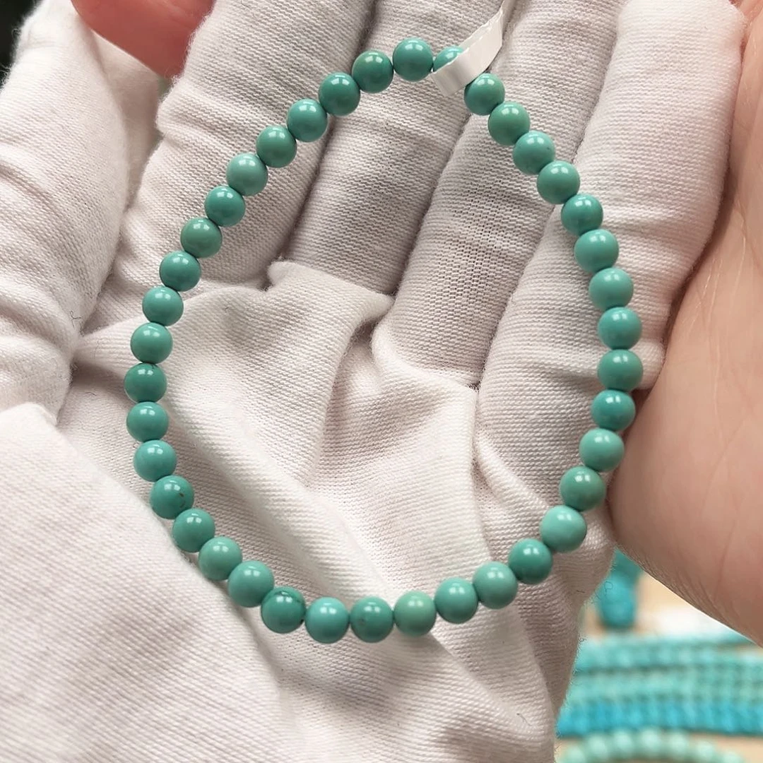 绿松石圆珠未镶嵌