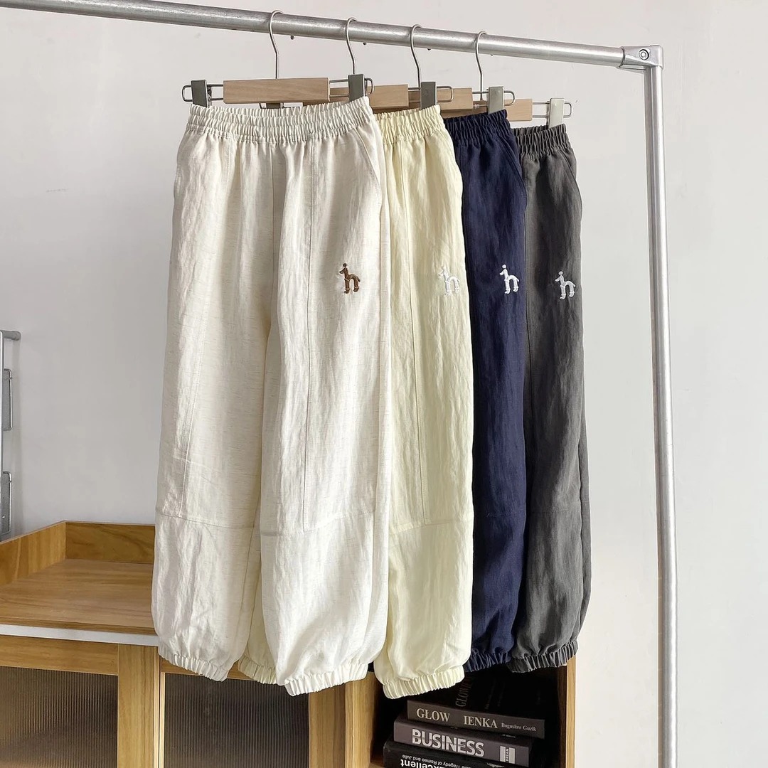 【夏至未至亚麻裤】儿童25年春夏新品舒适透气天然亚麻裤