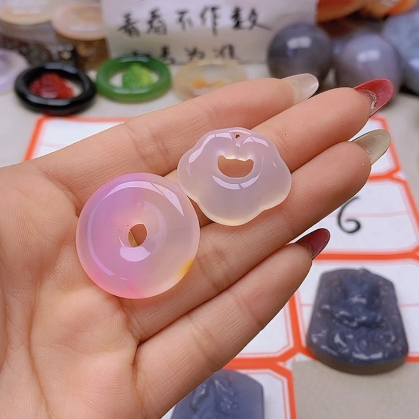 【闪购商品】未镶嵌玛瑙/玉髓珠宝半成品b***y