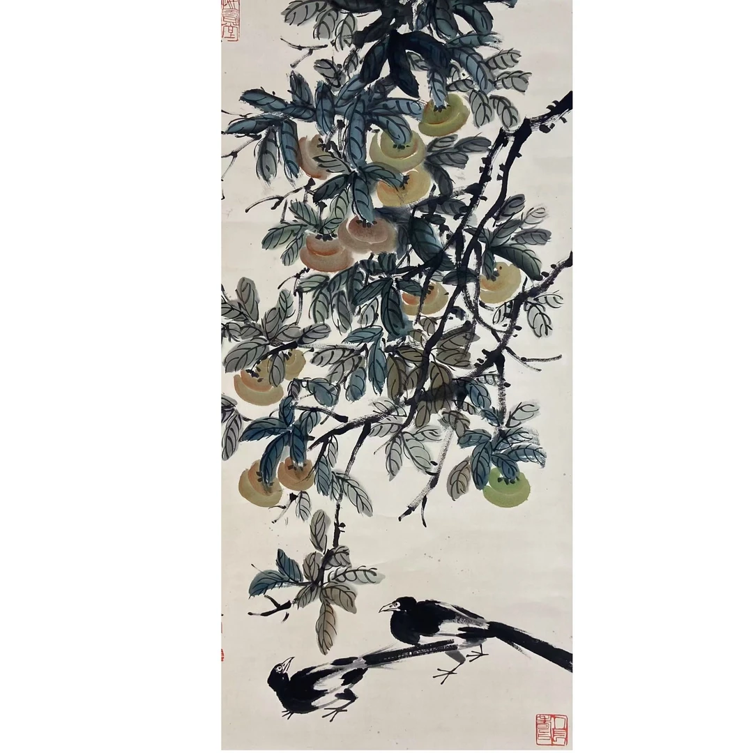 齐BS 花卉立轴135 65 7.8平尺