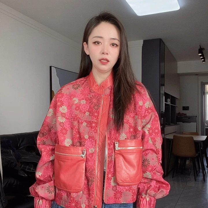 绵羊皮配面料130斤左右