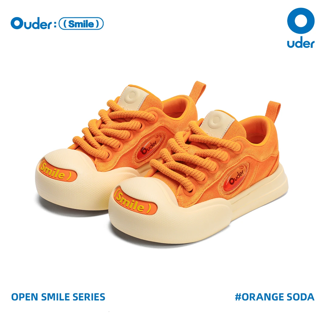 【已售罄】OUDER  smiler潮流时尚休闲增高低帮橘子汽水帆布大头鞋