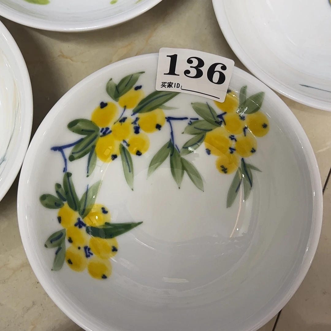 瓷片景德镇陶瓷手工手绘制作