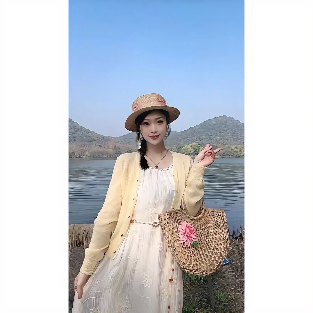 【大潘优品】【字母开衫】520礼物清凉夏季温柔短款预CDP4KS985A