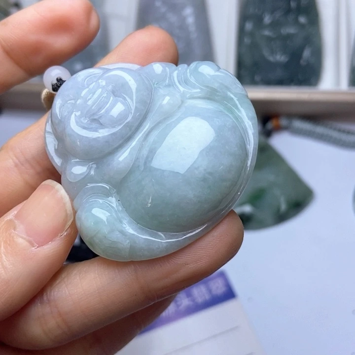 翡翠未镶嵌挂件翡翠