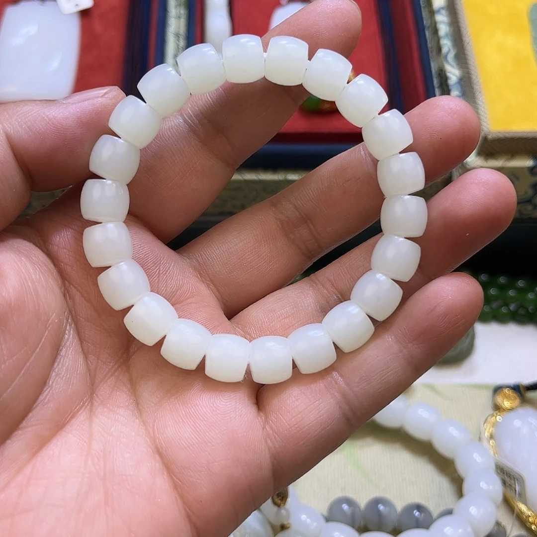 和田玉手链未镶嵌