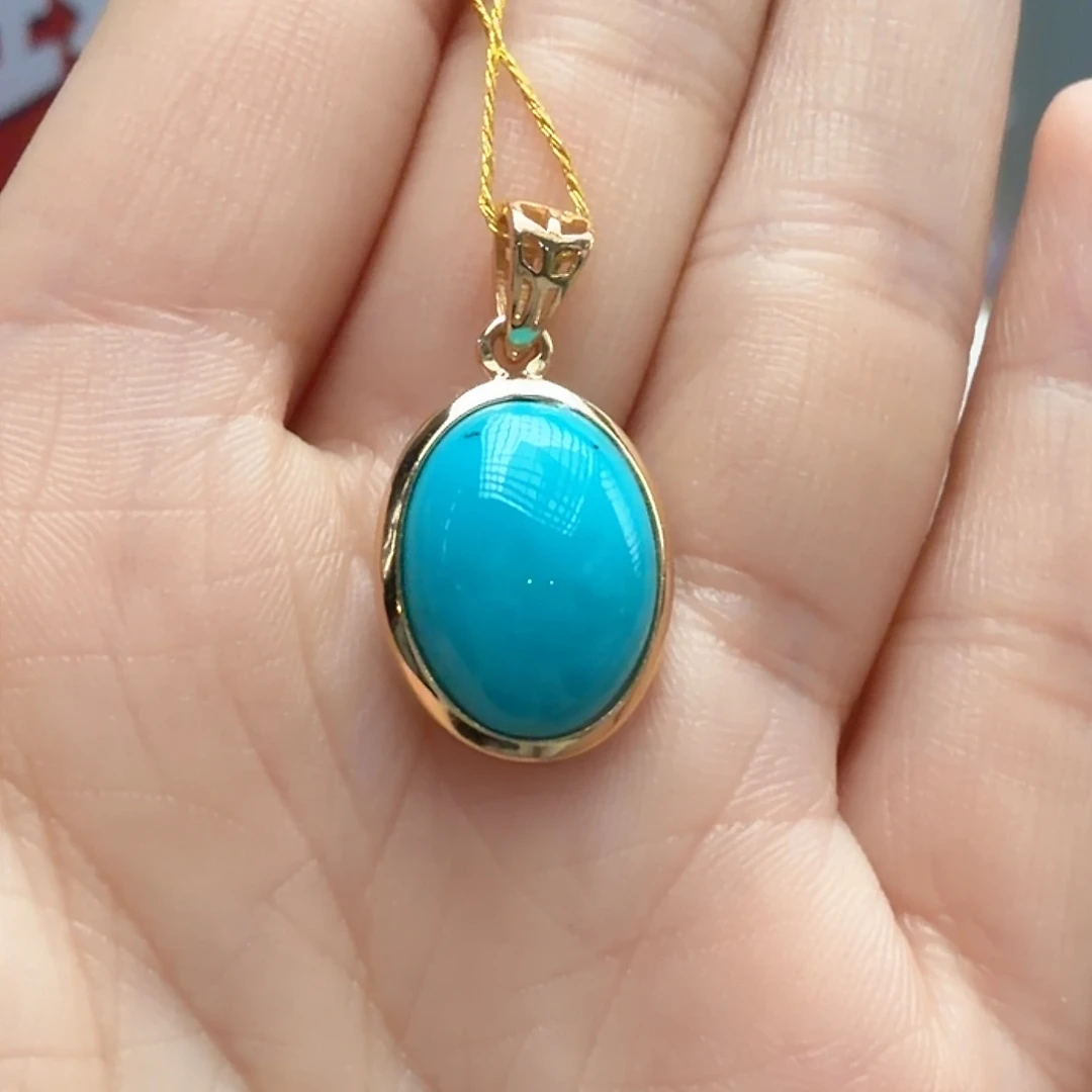 绿松石未镶嵌颈饰