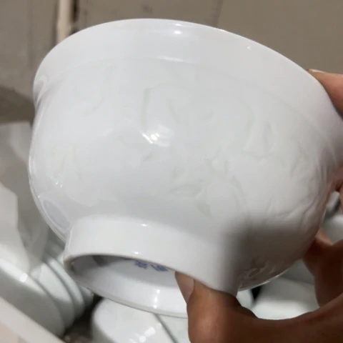 碗5.5寸寿桃碗两个陶瓷