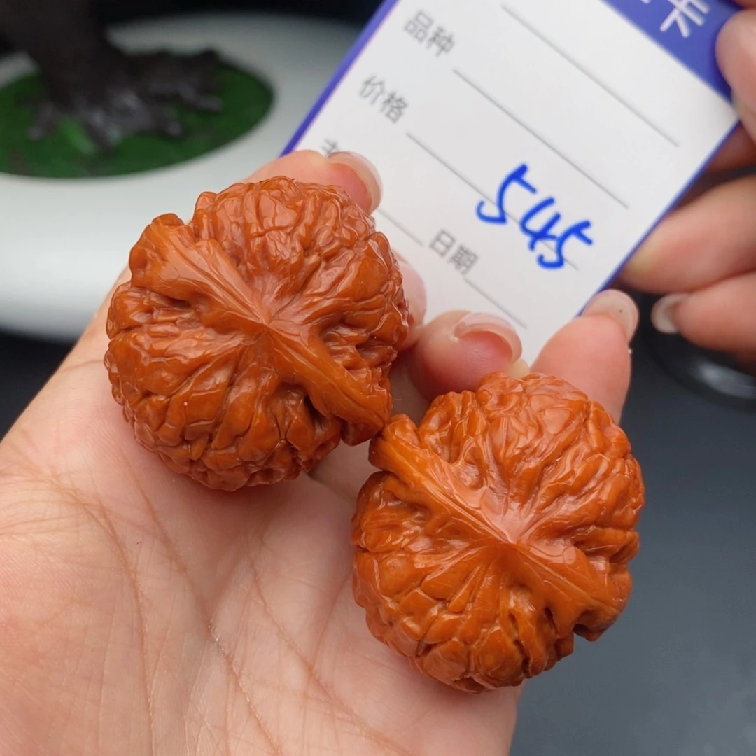 文玩核桃把件36甲骨文545