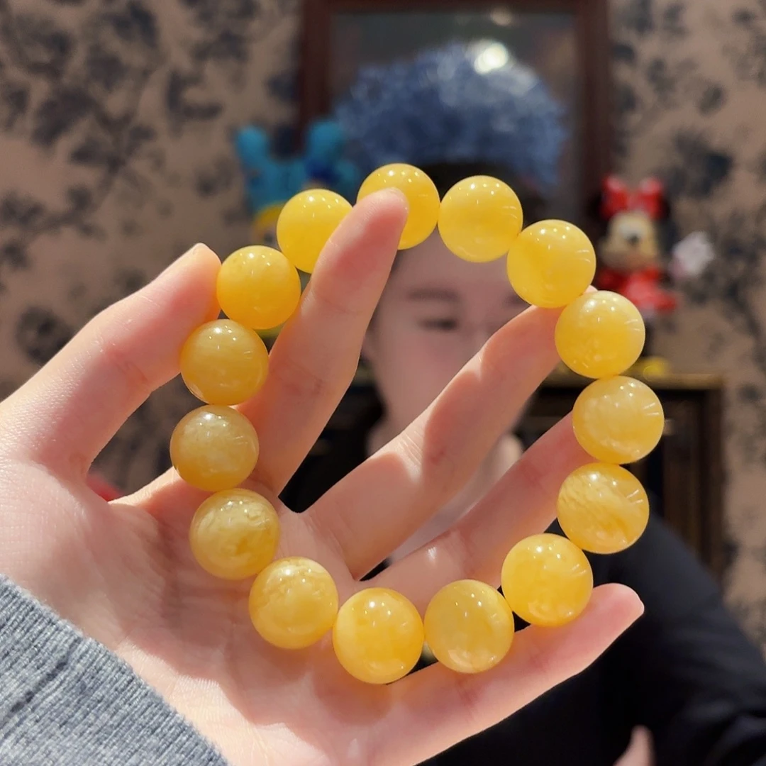 蜜蜡未镶嵌手链手串