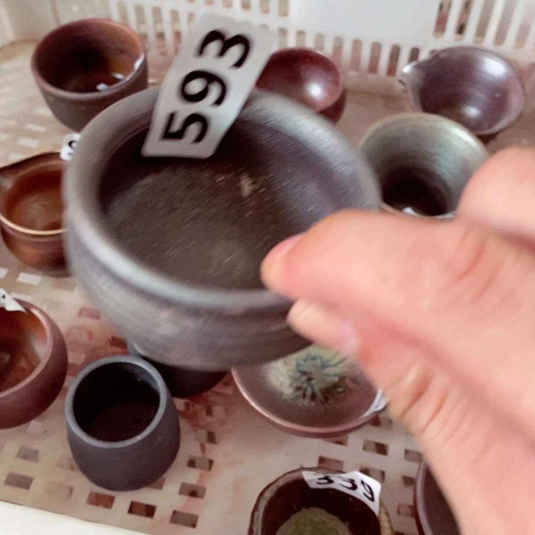 柴烧茶具陶瓷杯子
