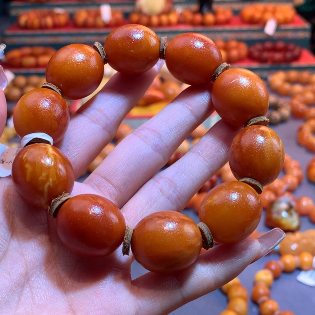 【闪购商品】未镶嵌琥珀手链蜜蜡