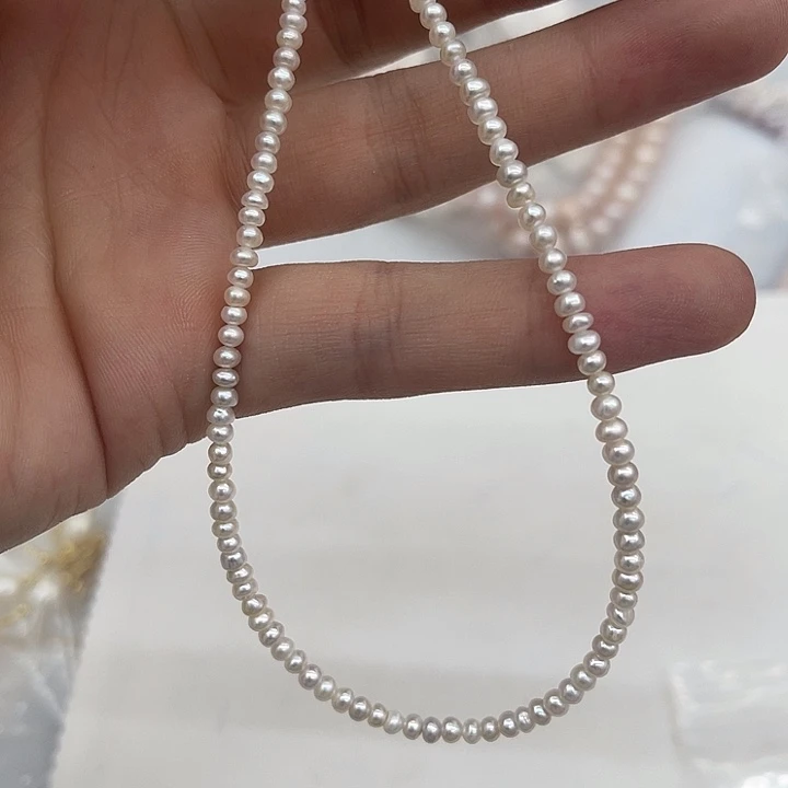 淡水珍珠未镶嵌颈饰00565