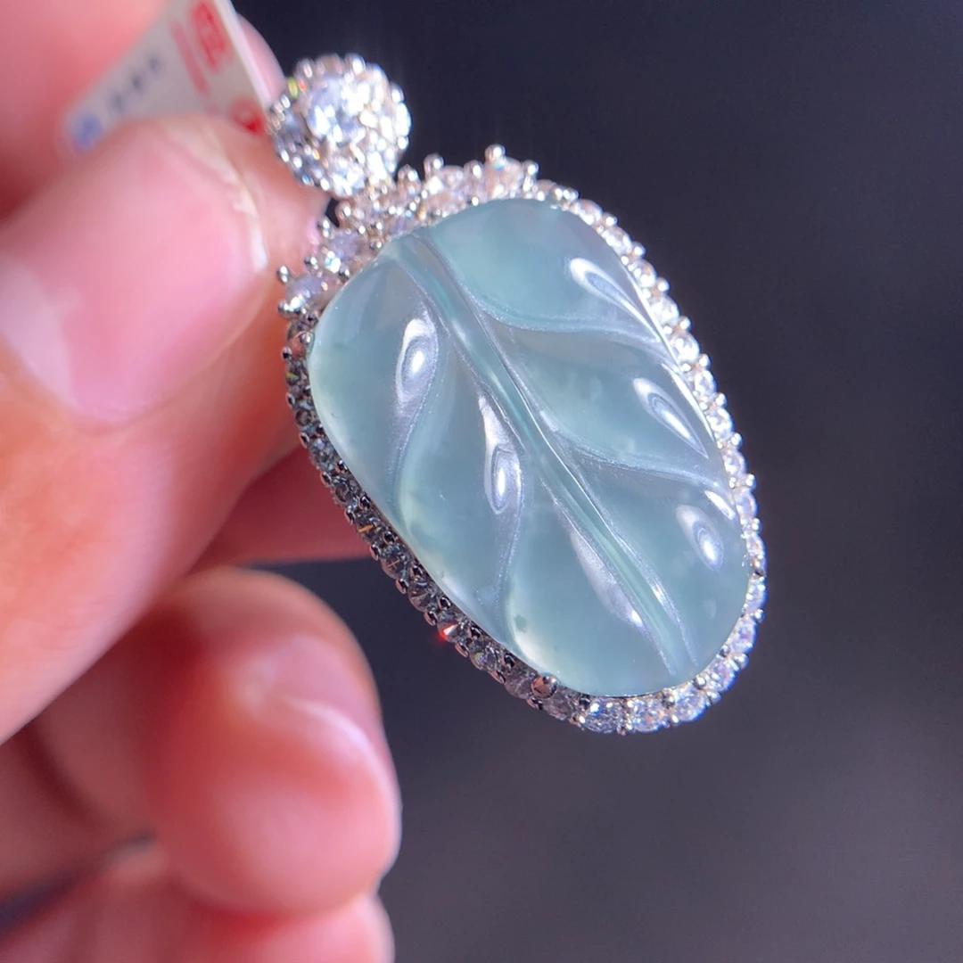 翡翠未镶嵌项圈天然A货翡翠